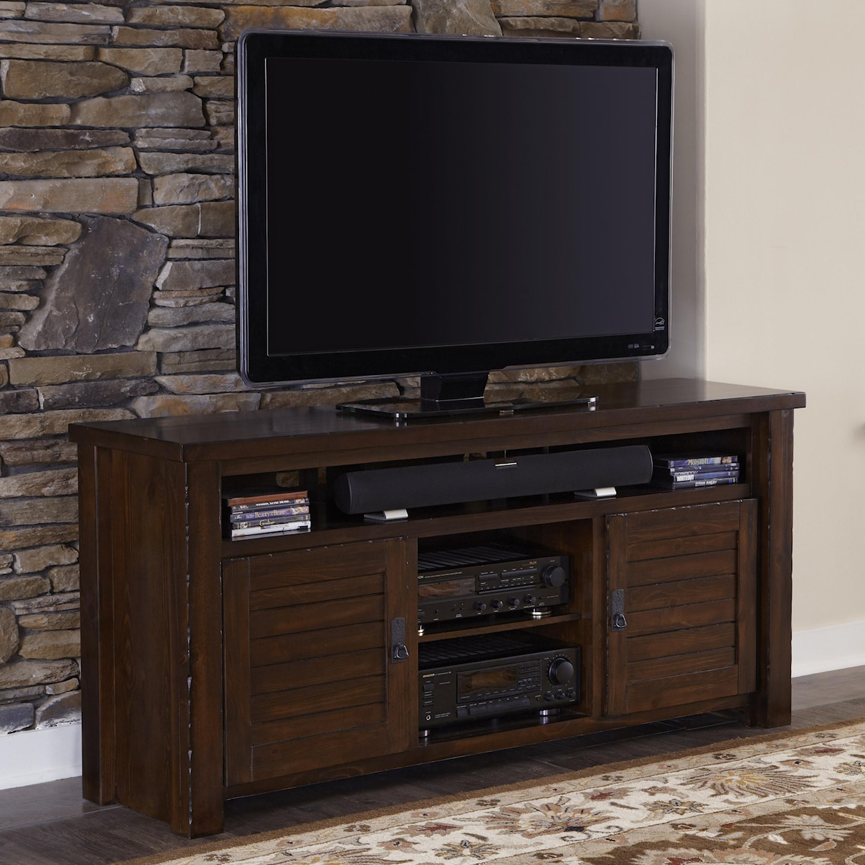 Progressive Furniture Trestlewood 64" Console