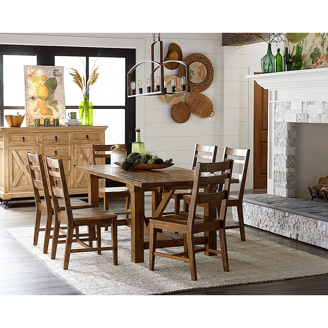 Carolina Chairs Wilder 7-Piece Table and Chair Set