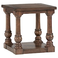 Traditional Square End Table