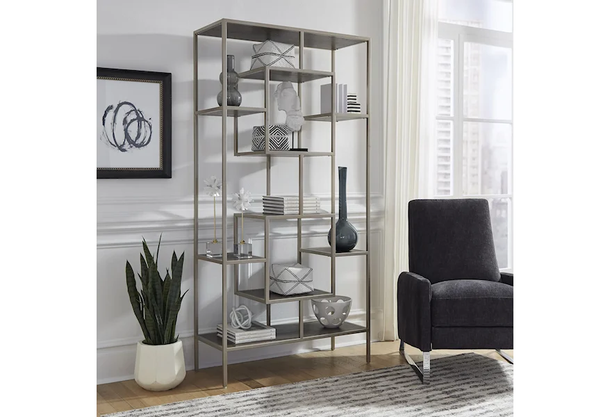 Boulevard by Drew and Jonathan Home  Boulevard Etagere by Pulaski Furniture at Morris Home