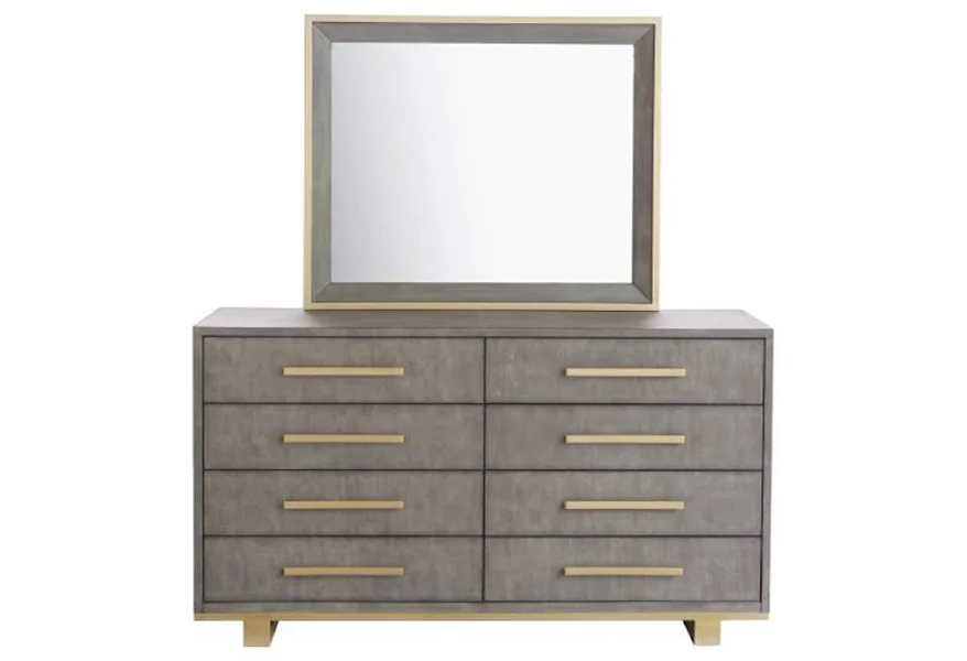 Carmen Dresser and Mirror by Pulaski Furniture at Westrich Furniture & Appliances