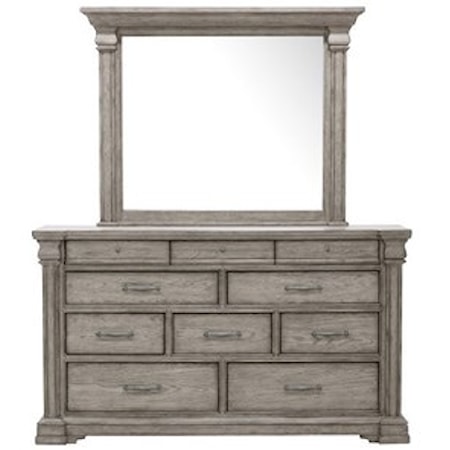 Dresser and Mirror