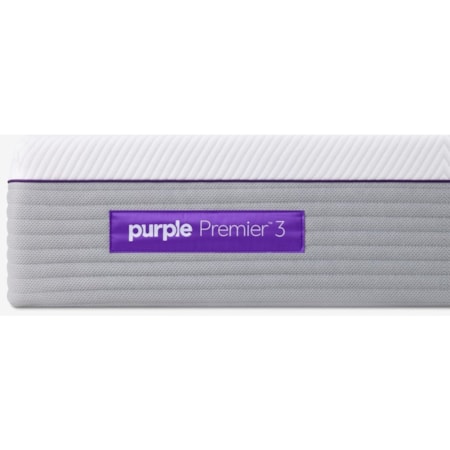 Twin 12" Purple Hybrid Premium Mattress Set