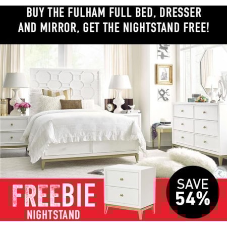 Fulham Full Bedroom Package w/Freebie!