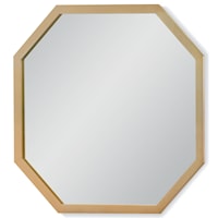 Gold Finished Octagonal Mirror