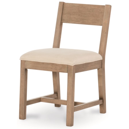 Desk Chair with Upholstered Seat