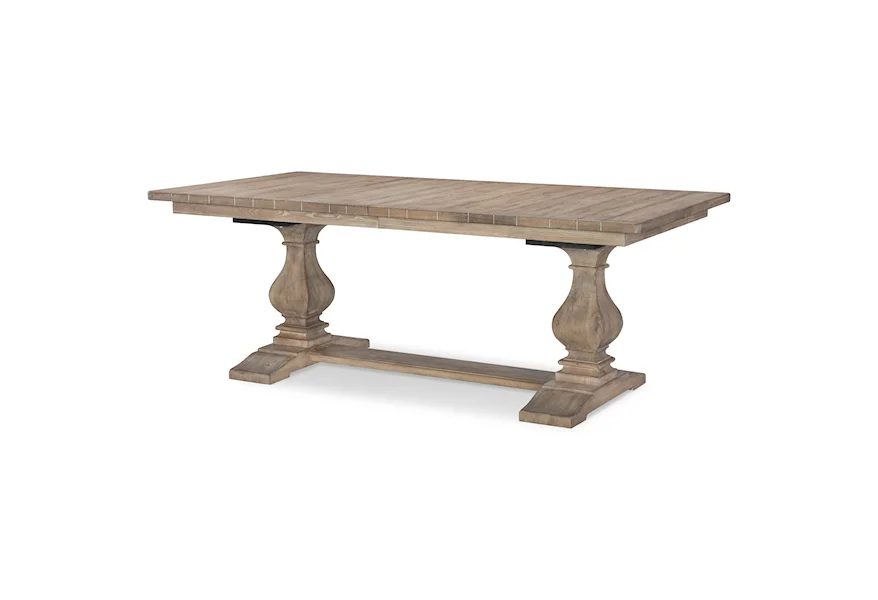 Legacy Rectangular Trestle Table by Rachael Ray Home by Legacy Classic at Royal Furniture