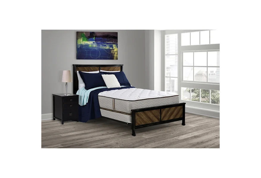 Monarch Elite Firm King Firm DS Lo-Pro Innerspring Mattress Set by Amish Handcrafted at Saugerties Furniture Mart