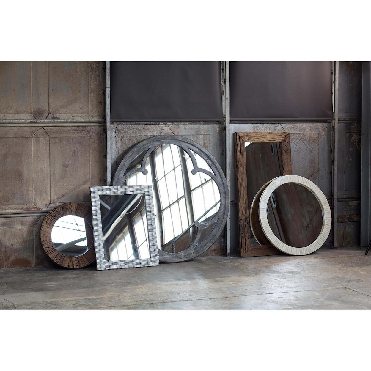 Regina-Andrew Design Mirrors Multitone Bone Mirror