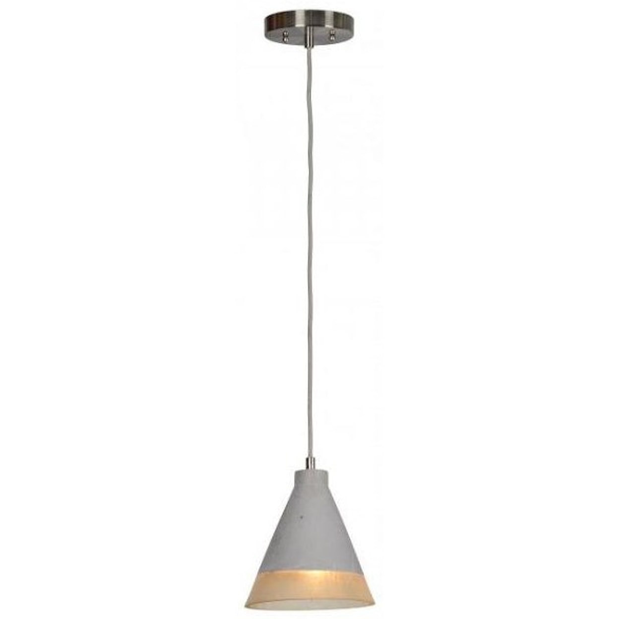 Ren-Wil Lamp Grey Cement/transparent