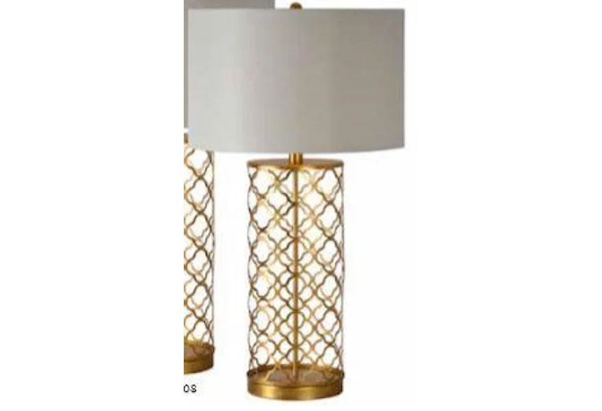 Lamp Gold Lamp by Ren-Wil at Stoney Creek Furniture 