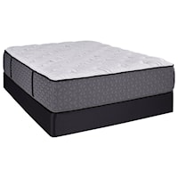 King Plush Pocketed Coil Mattress and All Wood Foundation