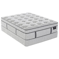 Full 18" Euro Top Hybrid Mattress and 5" Biltmore Low Profile Foundation