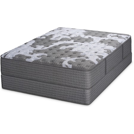 Queen Firm Pocketed Coil Mattress and Foundation