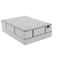 King 14" Firm Hybrid Mattress and 9" Biltmore Foundation