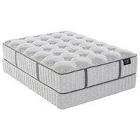 King 14" Plush Hybrid Mattress and 9" Biltmore Foundation