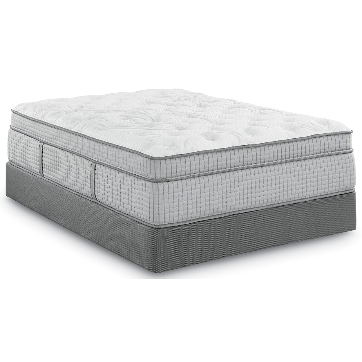 Restonic Biltmore House Euro Top King Euro Top Coil on Coil Mattress Set