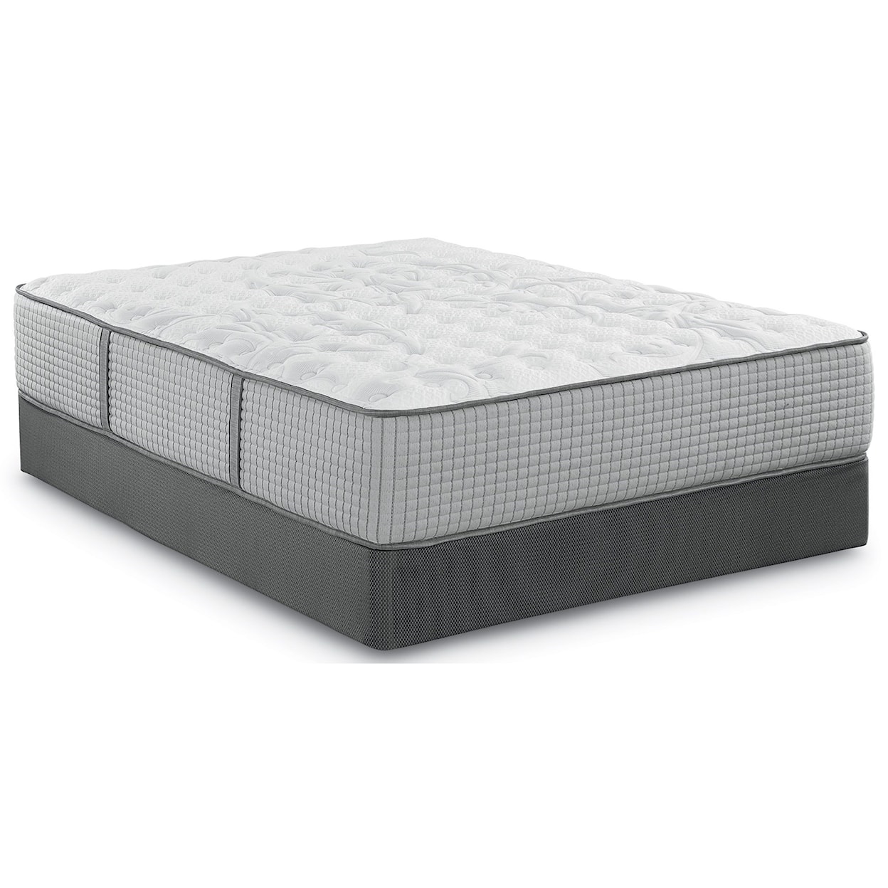 Restonic Biltmore House Firm Twin Firm Coil on Coil Mattress Set