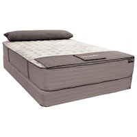 Twin Ultra Firm Pocketed Coil Mattress and Wood Foundation