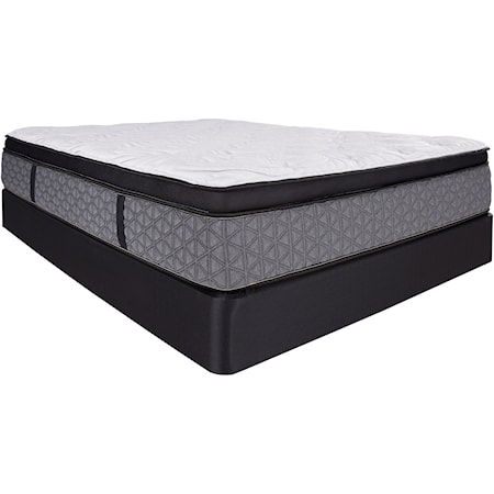 Full 15" Box Top Plush Hybrid Mattress Set