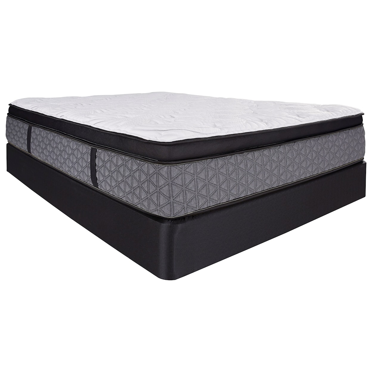 Restonic CC Jackson PT Twin 13" Pillow Top Hybrid Mattress Set