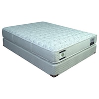 Queen 13" Two Sided Plush Mattress and Comfort Care Low Profile Foundation