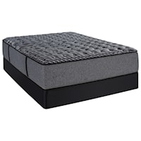Twin 13 1/2" Firm Pocketed Coil Mattress and Comfort Care Low Profile Foundation