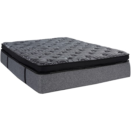 Queen 14" Pillow Top Pocketed Coil Mattress and Adjustable Base