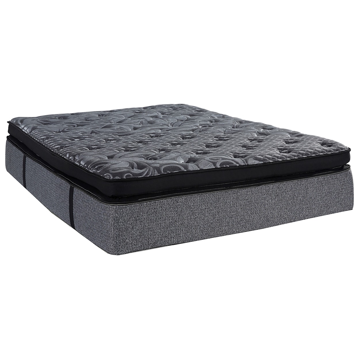 Restonic CC Noir Ultra Firm Euro Pillow Top Queen 16" Ultra Firm Euro PT Mattress