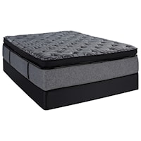 Queen 16" Ultra Plush Euro Pillow Top Pocketed Coil Mattress and Comfort Care Foundation