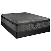 Queen 13" Luxury Firm Hybrid Mattress and 5" CC Platinum Flat Low Profile Foundation