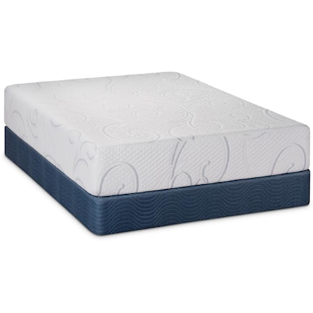 Twin Extra Long 15" Plush Hybrid Mattress and Comfort Care Foundation