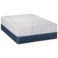 Queen 15" Plush Hybrid Mattress and Comfort Care Low Profile Foundation