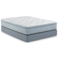 Twin Luxury Firm Pillow Top 2-Sided Pocketed Coil Mattress and 9" Premium Wood Foundation