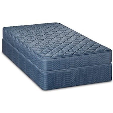 Full Pocketed Coil Mattress and Universal Low Profile Foundation