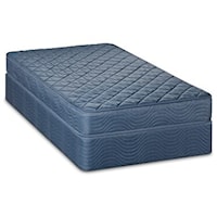 Queen Pocketed Coil Mattress and Universal Low Profile Foundation