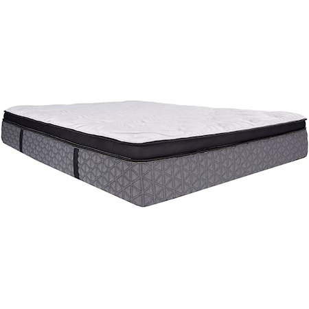 King Euro Pillow Top Pocketed Coil Mattress and Caliber Adjustable Base