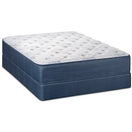 Queen Firm Pocketed Coil Mattress and Universal High Profile Foundation