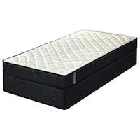 Twin Firm Innerspring Mattress and 9" Universal Navy Foundation