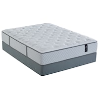 King Plush Pocketed Coil Mattress and 5" Low Profile Universal Foundation
