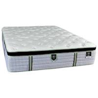King Euro Pillow Top Pocketed Coil Mattress and Surge Adjustable Base with Massage