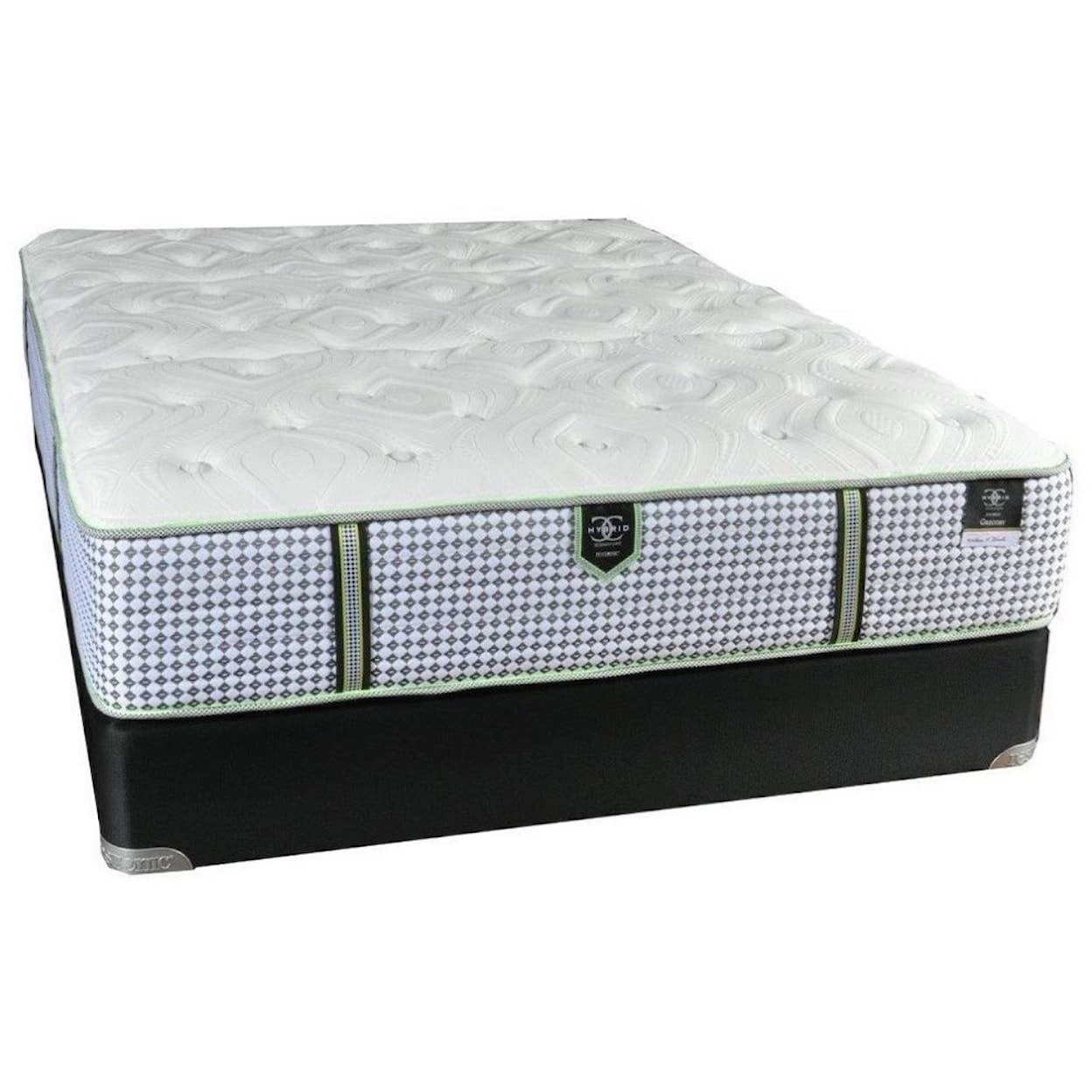 Restonic Gregory Firm Queen Pocketed Coil Mattress Set