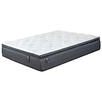 Queen Plush Pillow Top Pocketed Coil Mattress and Simplicity Adjustable Base