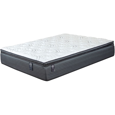 Full Plush Pillow Top Pocketed Coil Mattress and Basic Adjustable Base