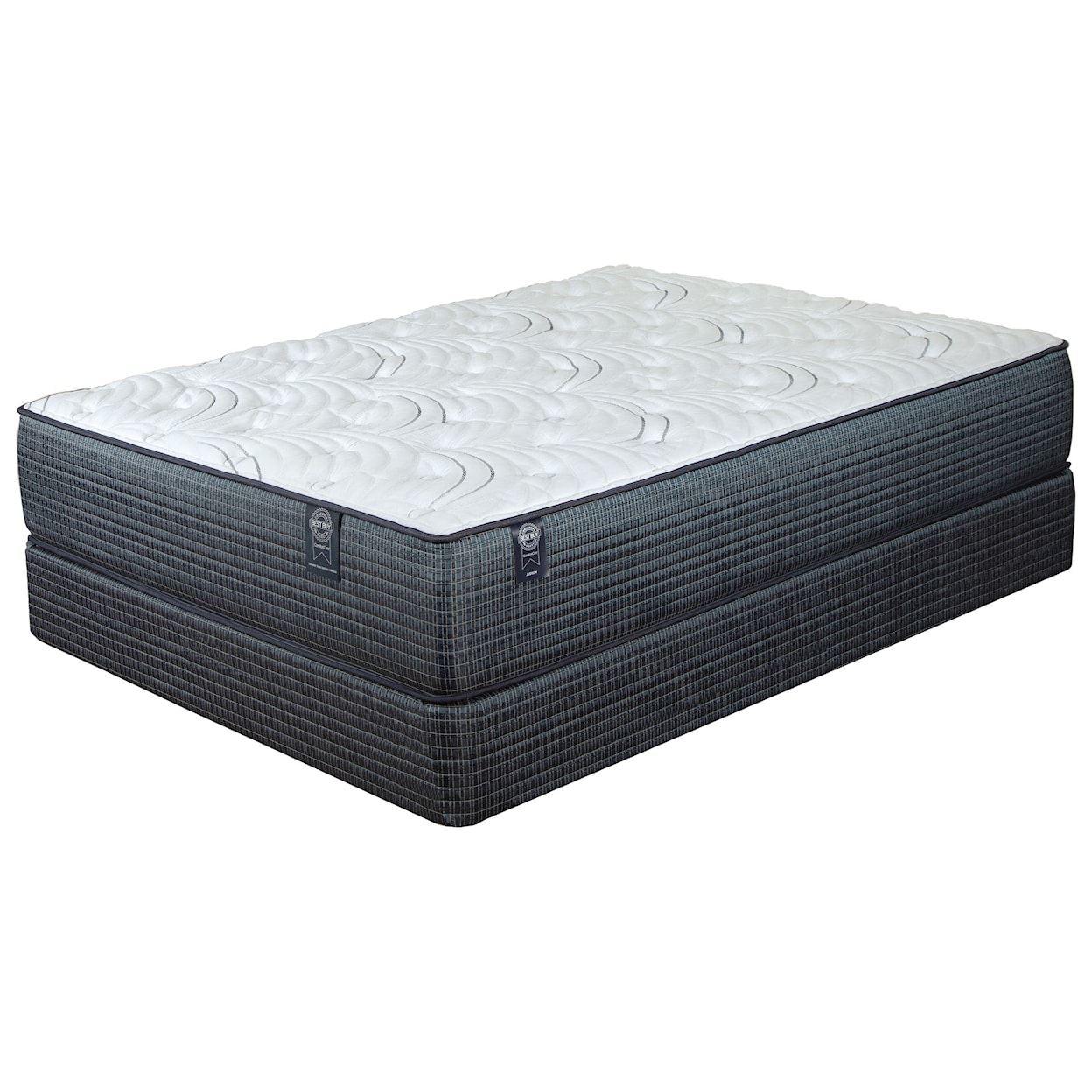 Restonic Integrity Plush Twin Plush Pocketed Coil Mattress Set