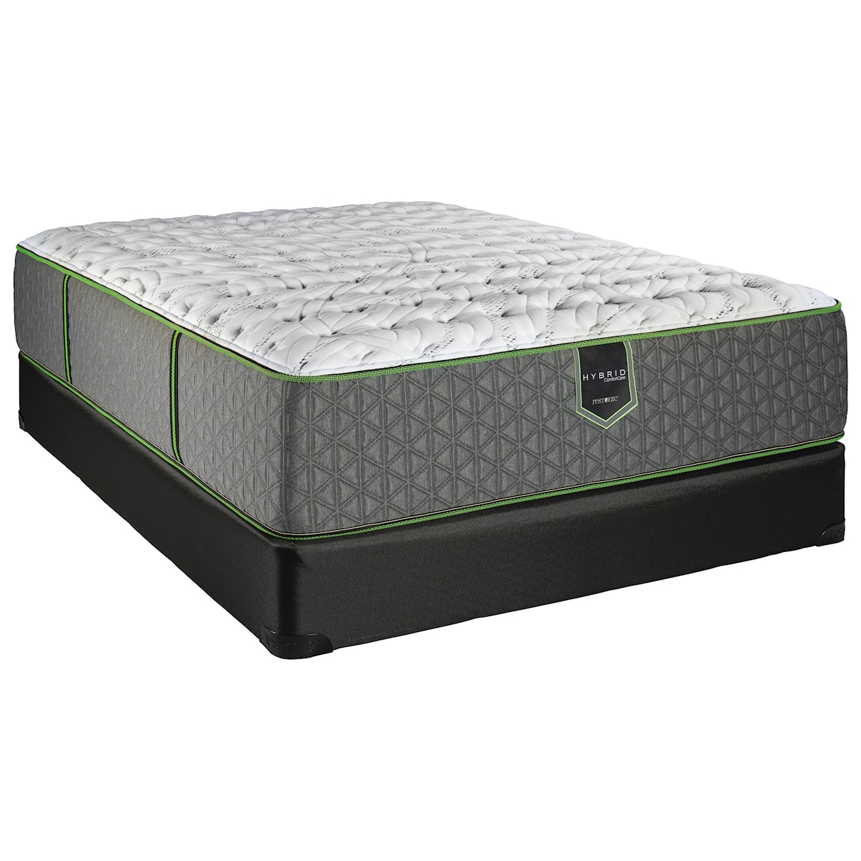 Restonic Jordan Plush Hybrid Full 13" Plush Hybrid Mattress Set