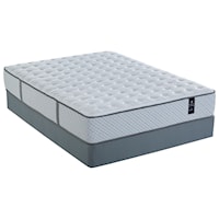 Twin Extra Firm Pocketed Coil Mattress and Low Profile Foundation