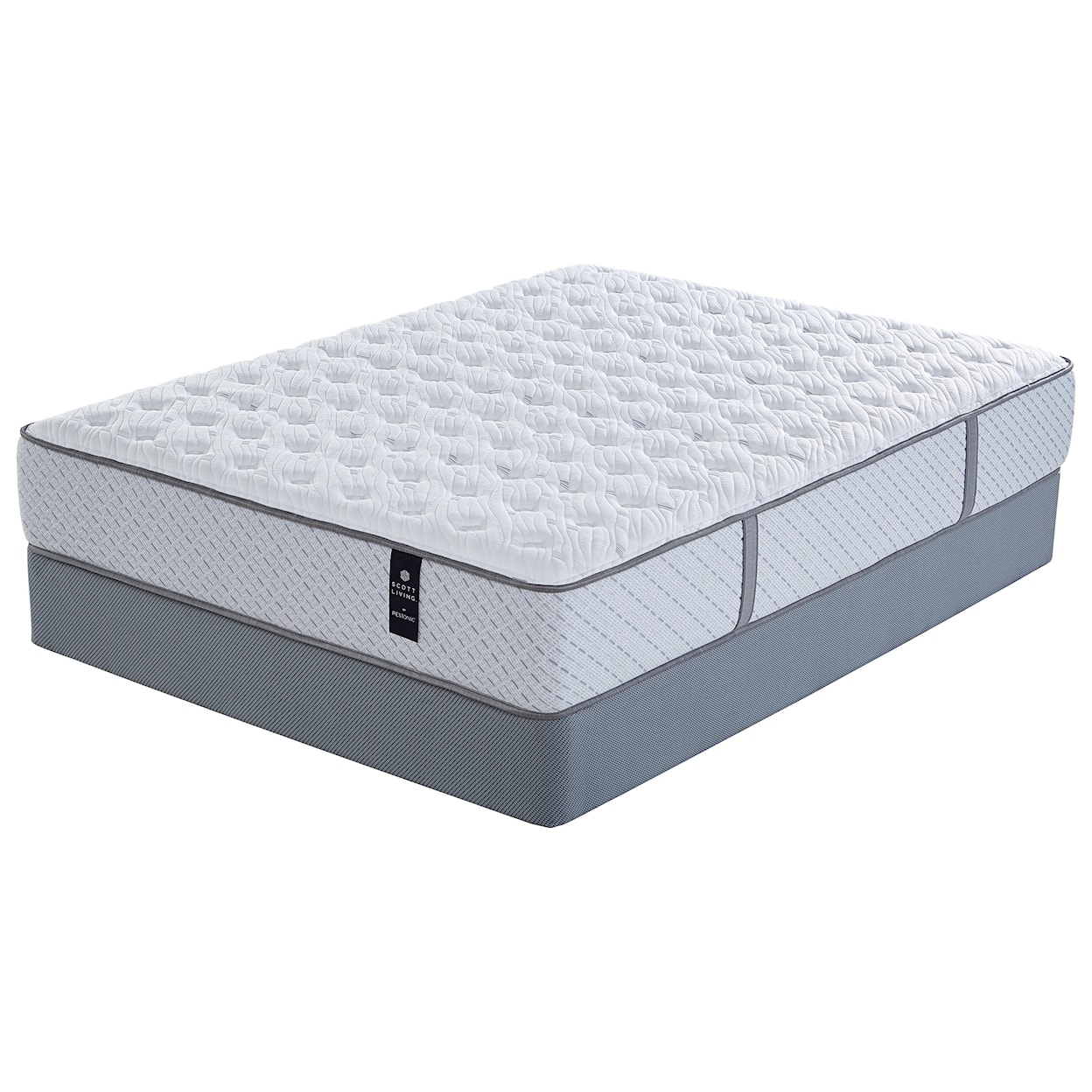 Restonic Juniper Extra Firm Twin XL Pocketed Coil Mattress Set