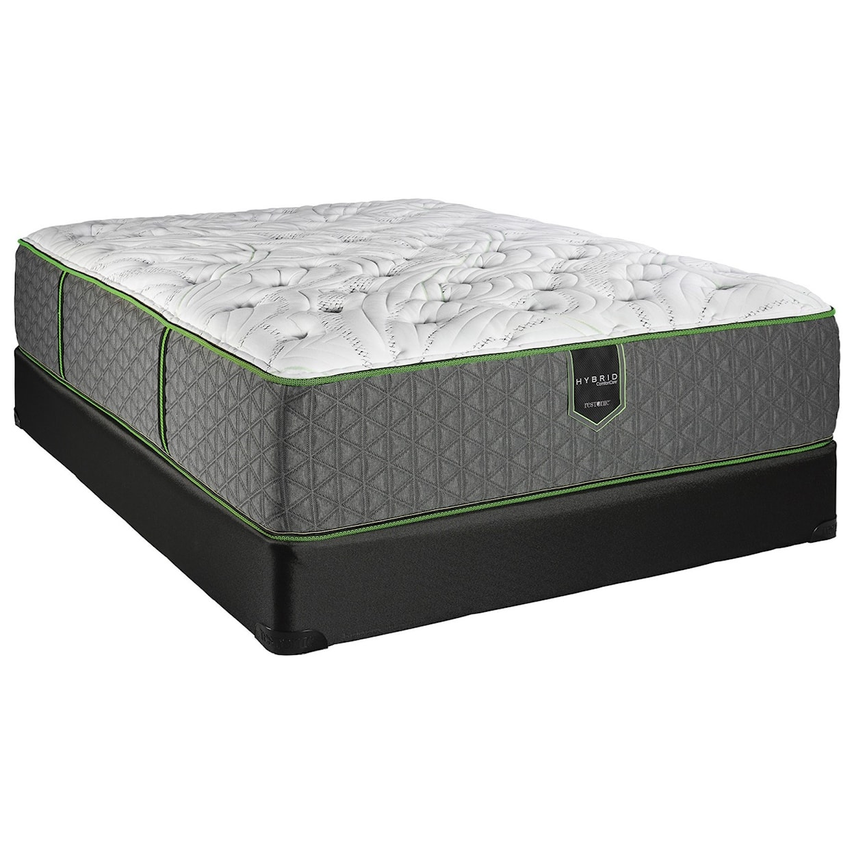 Restonic Kimberley LF Queen Hybrid Mattress Set