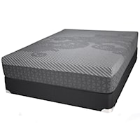 King Firm Hybrid Mattress and All Wood Foundation